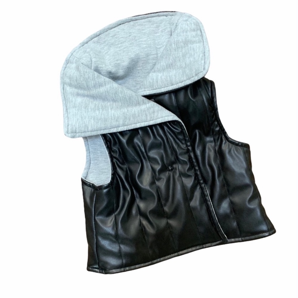 Afton Street Baby Kid Faux Leather Reversible Vest